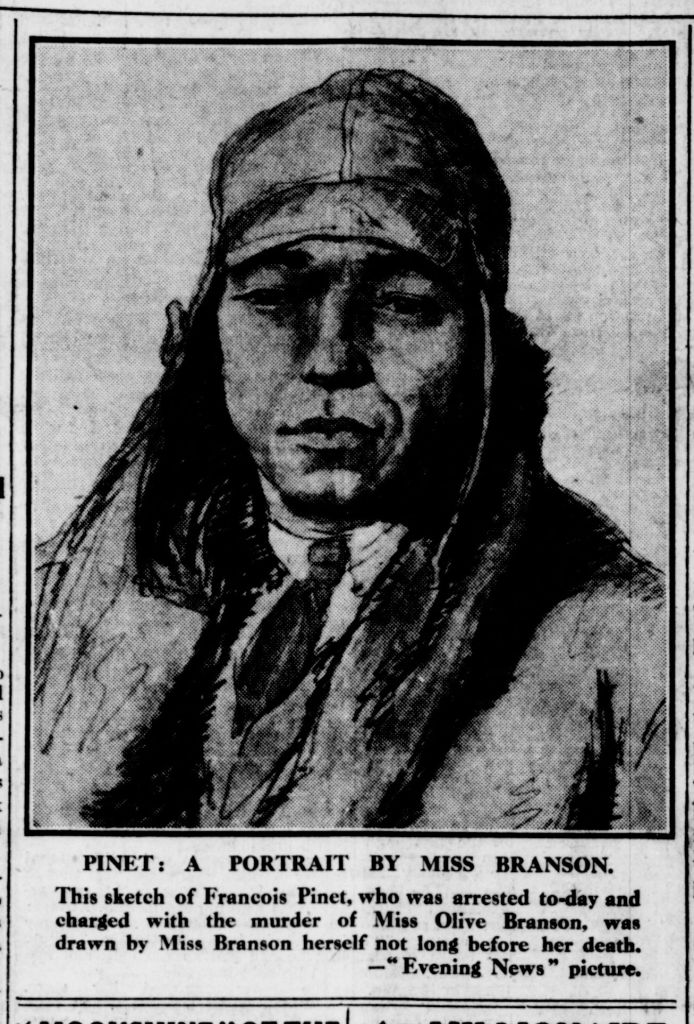 sketch of Francois Pinet