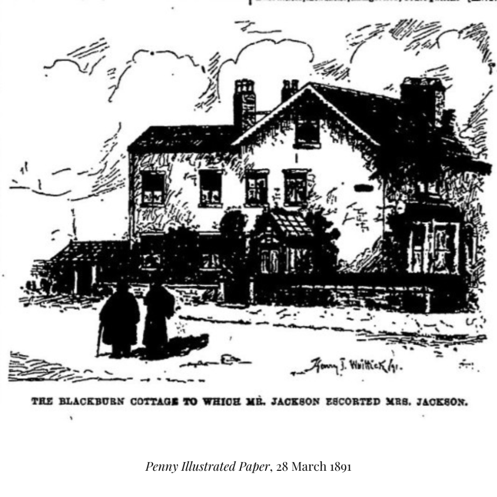 sketch of a country house